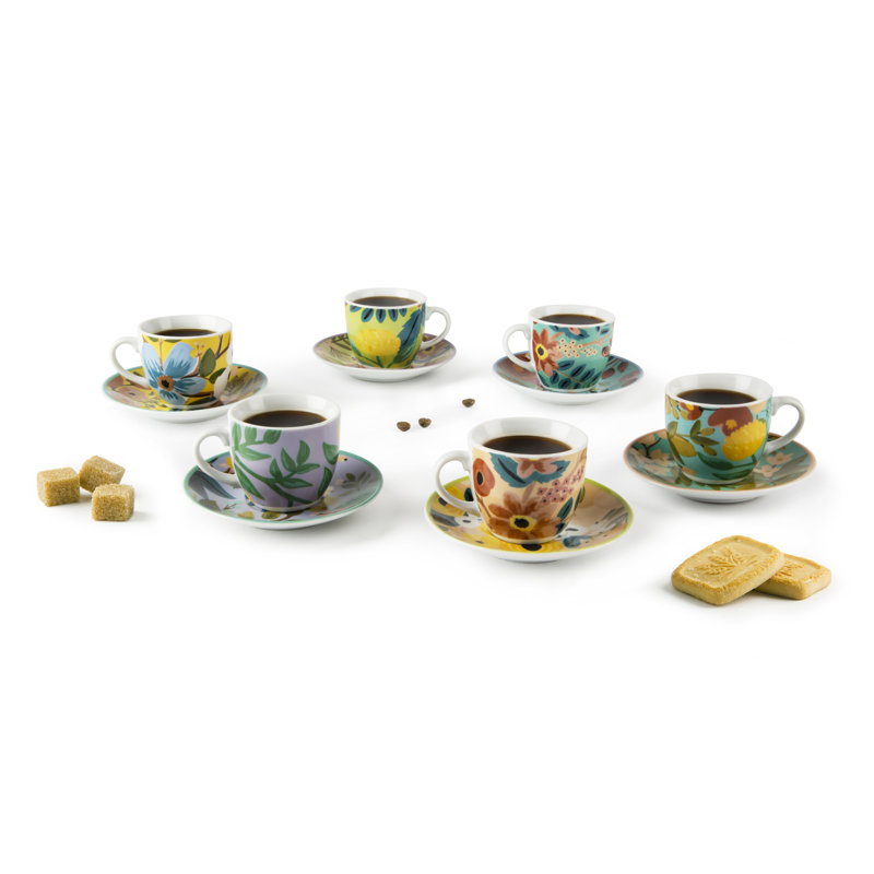 Fiori Frida Porcelain Coffee Cup