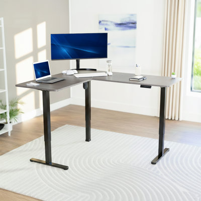 Bureau debout d'angle électrique VIVO