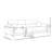 Simple Solid Wood Off-white Sofa