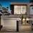 Barde Slender Sideway Outdoor Hardwired Bar Wall Sconce with LED Light Source-614565295
