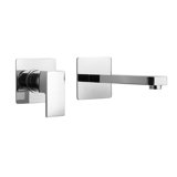 Corsini 8" Single-Handle Wall Mounted Bathroom Faucet