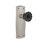 Prairie Plate with Crystal Black Door Knob