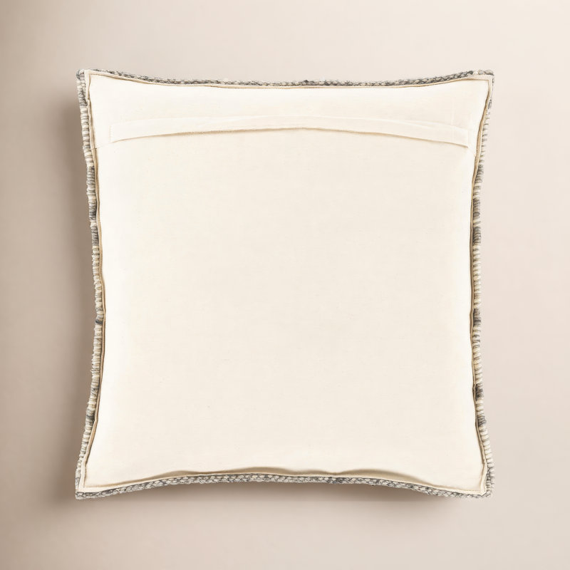 Housse et insert de coussin carré Reni, Duvet, H 20 po x l 20 po