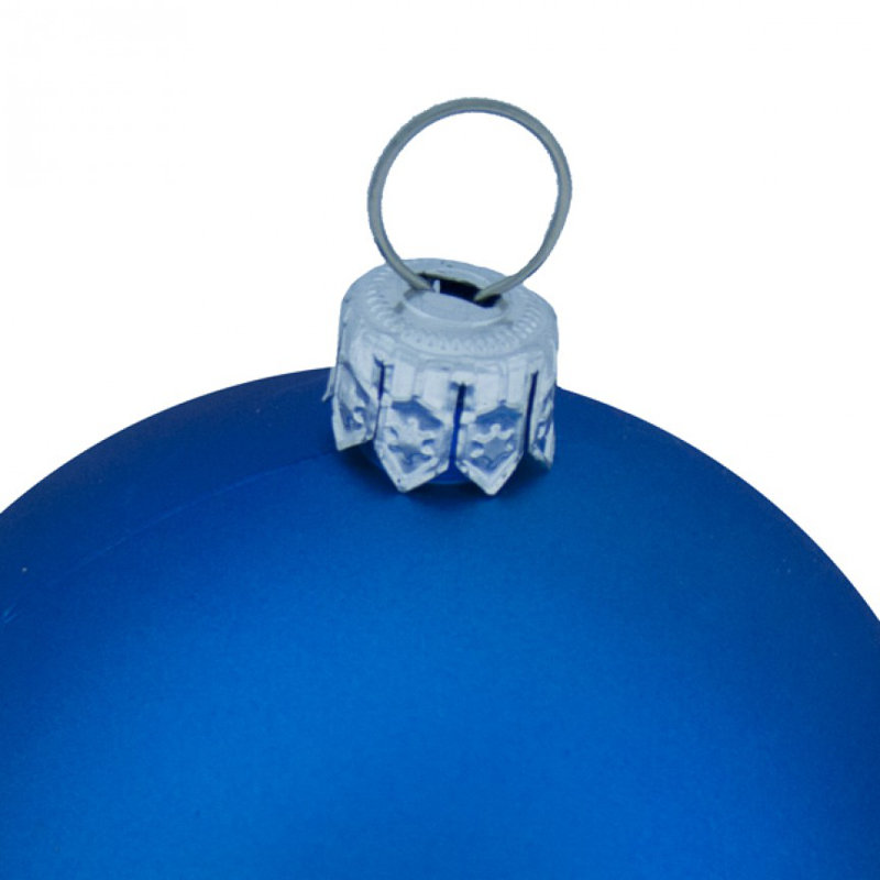 Ball Ornament, Aqua Turquoise Satin, 4cm H x 4cm W x 4cm D