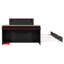 Wooden Daybed With Trundle, Desk, LED Light And USB-339516823-339516816