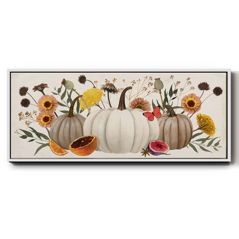 Harvest Time- Framed Canvas, 20" H x 50" W
