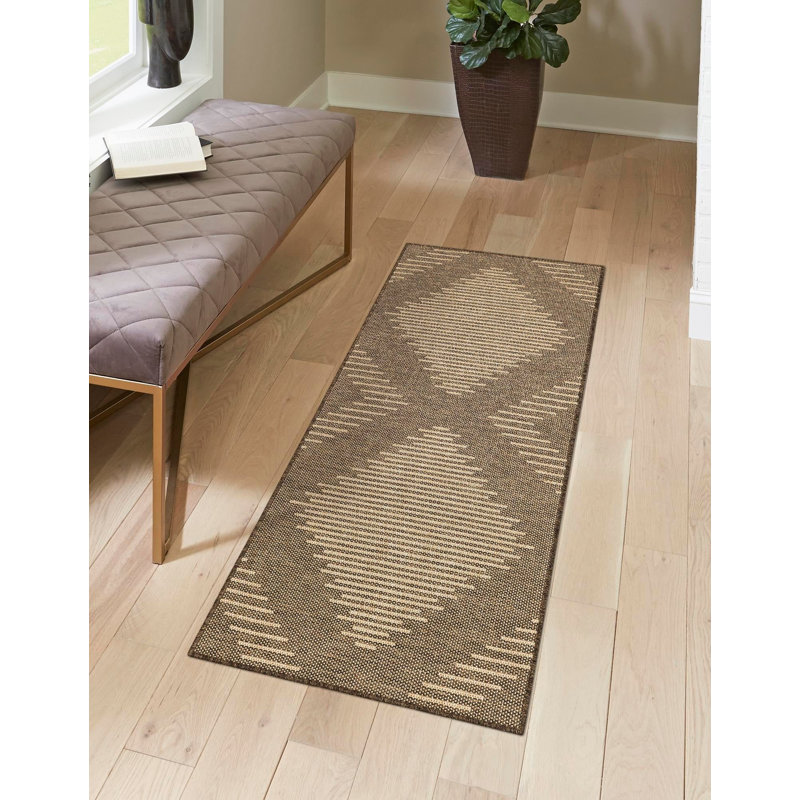 Sheglita Abstract Indoor Rug, Runner 2'9" x 6'1"