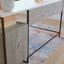 Bureau en L, finition brune