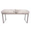 Upholstered Cowhide Bench-1048955360