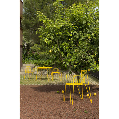 Frakston Stacking Patio Dining Armchair with Cushion