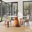 Ikerne Modern Round Dining Table Solid Wood Pedestal Kitchen Table For 4/6/8-1329166786-1329218135