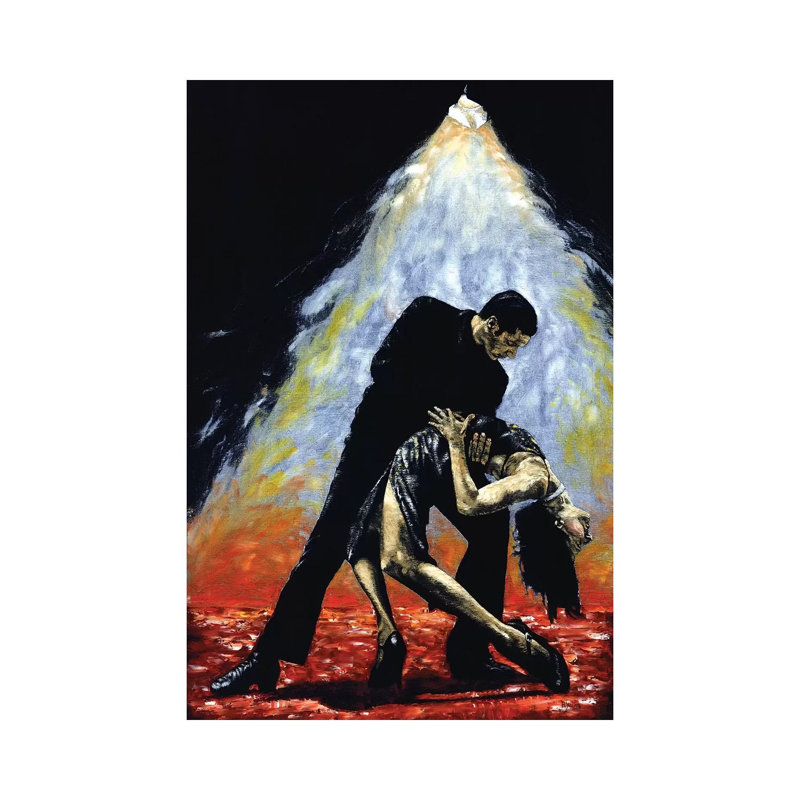 The Intoxication of Tango 1 Piece Wrapped Canvas Painting, 152.5 cm H x 101.5 cm W