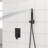 Dual Shower Head - 10 Inch Wall Mounted Square Shower System With Rough-In Valve-114230268