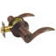 Durango Wave/Drop Keyed (Entry) Door Lever with Round Rosette-2051990354-2051990355