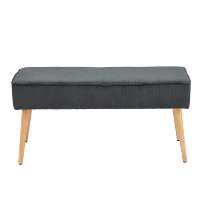 Casandria Corduroy Upholstered Bench