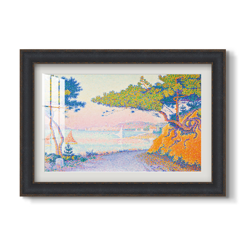 Golfe Juan, 1896-Paul Signac-Impression encadrée personnalisée, 16x22 INNER SIZE, Framed Print with Mat