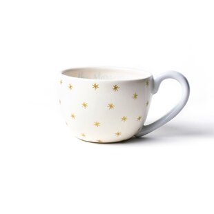 G Initial Monogram Personalized Letter G Ceramic Mug Coffe Cup Holiday  Christmas Hanukkah Gift For Men & Women