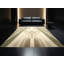 Tapis art déco en bambou doux et moelleux en bambou beige - reliure beige-776183775
