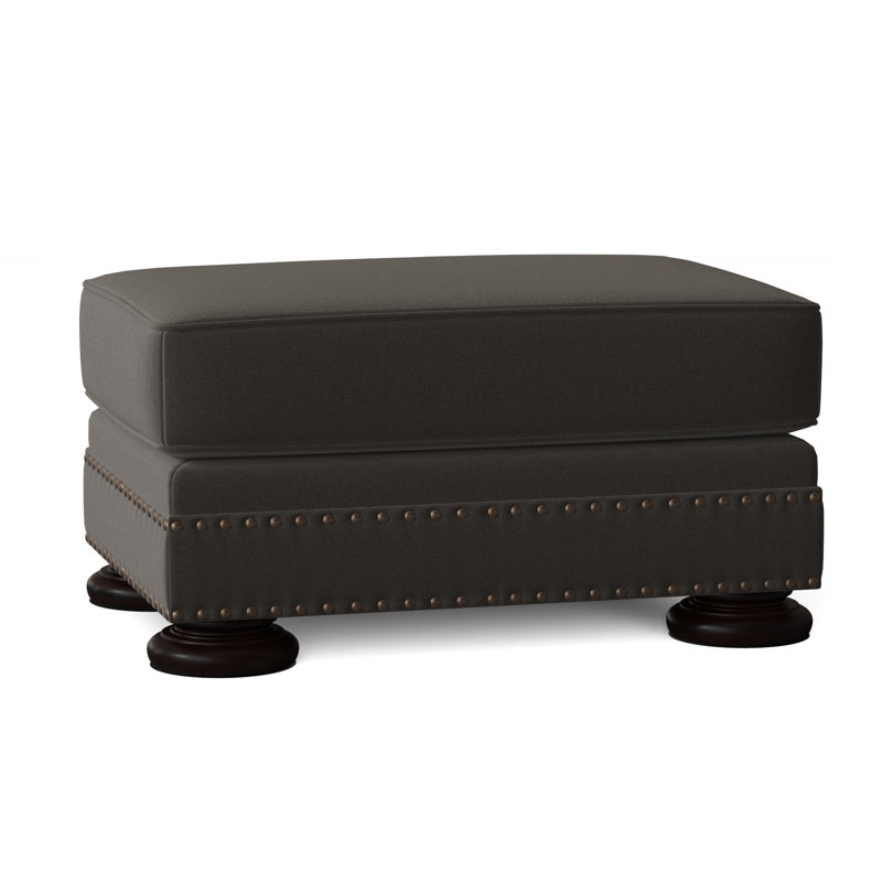 Foster 32" Genuine Leather Rectangle Standard Ottoman, 361-012