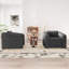 Canapé-lit pliant, canapé rembourré en chenille moderne - fauteuil d'appoint confortable, aucun assemblage requis (ensemble de 2)-1975564948