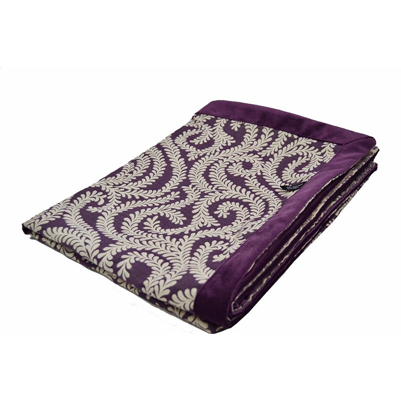 Odum Throw Blanket, Aubergine, W130 x L200cm