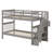 Bunk Bed With Storage Stairway And Guard Rail-2109133765