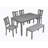 6-Piece Dining Table Set-431592503-431592501