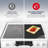 Stove Top Covers For Electric Stove (28 X 20 Inch) Silicone Stove Mat For Glass Top Stove, Silicone Electric Stove Top Cover Mat, Black