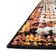 Tapis oriental en terre cuite Ithalia