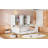 Wooden Daybed With Three Drawers,And All-In-One Cabinet,Desk And Shelves-1727623893-1727623892