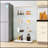 Two-Door  Tawny  Glass Display Cabinet 4 Shelves With Door-1070596516
