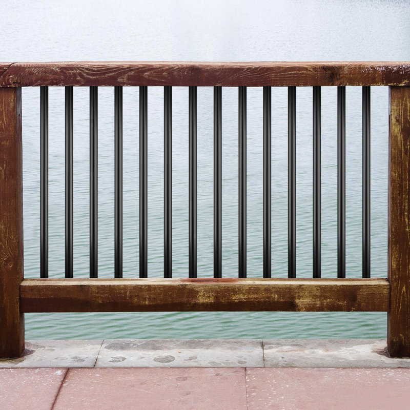 Ensemble de 101 barreaux de terrasse en aluminium 26 pouces