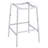  Jovani Acrylic Backless Bar Stool Chrome (Set of 2)