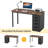 Computer Desk with 5 Drawers-1618757735