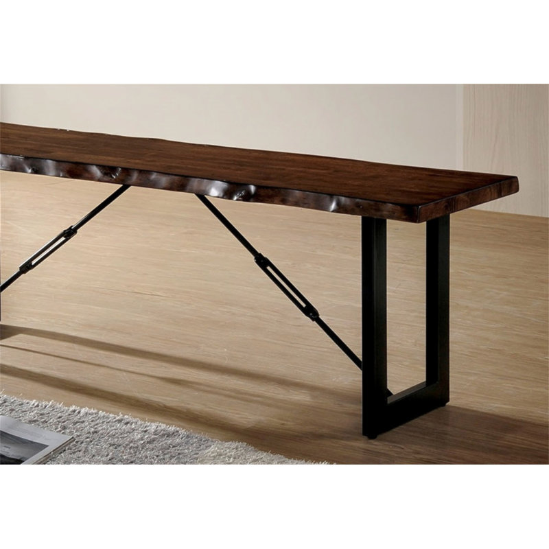Banc en métal 1Pc, H 17,88 po x l 54 po x P 14 po