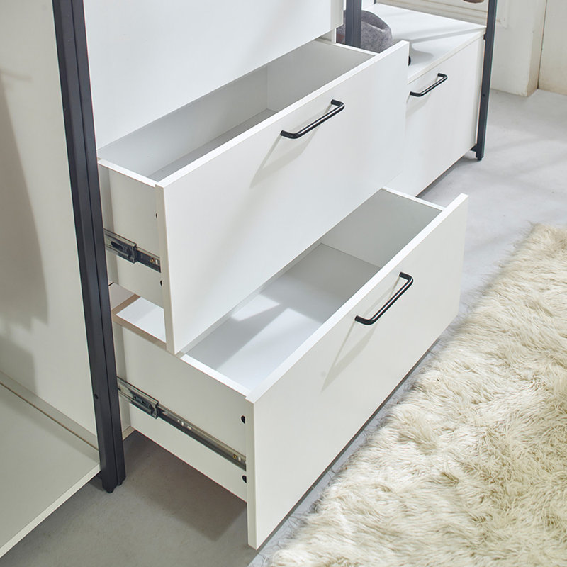 Freestanding Walk in Closet System with Metal Frame