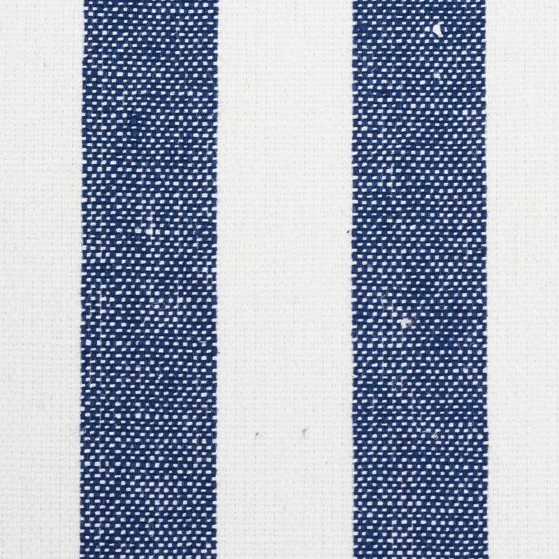 Linen Stripe Wallpaper, Indigo