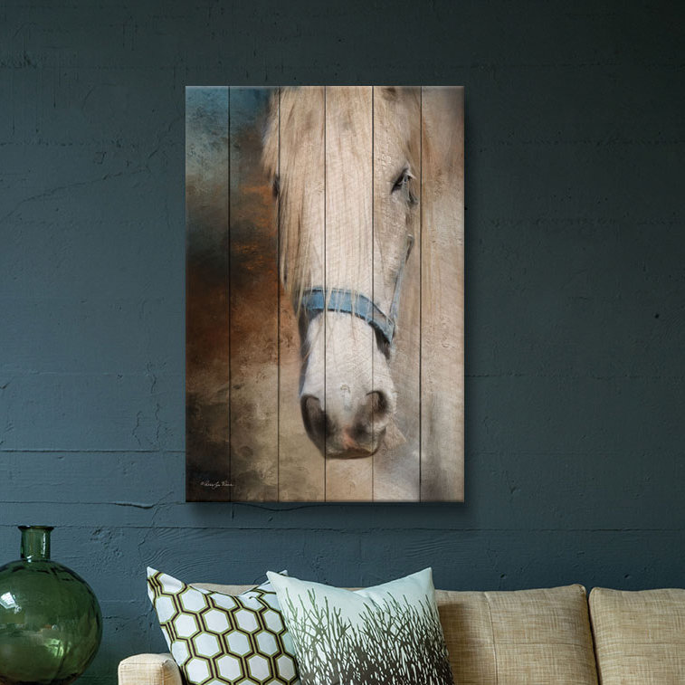 " Old Gray Mare " Print, 12" H x 8" W x 2" D, Wrapped Canvas