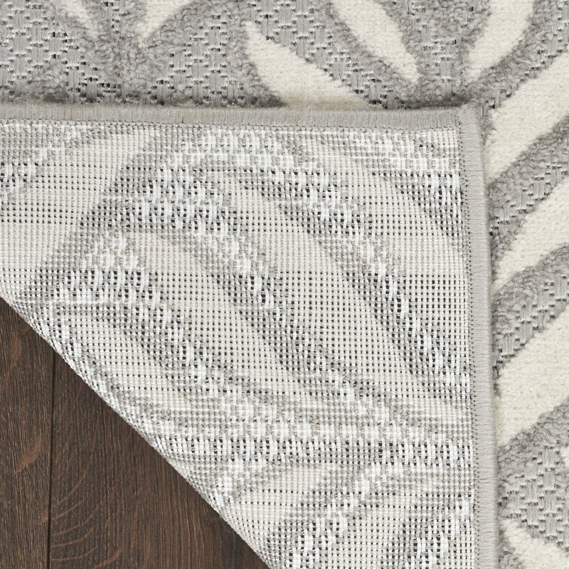 Analiegh Nature Grey Indoor/Outdoor Area Rug, Rectangle 5'3" x 7'5"
