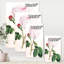 Fleur rose rétro - peinture sur toile-59815356-59815359
