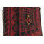 Tapis rouge rectangulaire Omari