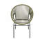 Chaise d'extérieur en osier Nusa, vert, ensemble de 2-922536455
