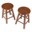 Ensemble de tabourets de salle à manger 2 pièces Element, teck-918620058