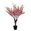 Arbre de Noël artificiel rose et vert 43,5 po