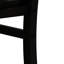 Table de salle à manger rectangulaire moderne avec 4 chaises, gris et noir Modern
