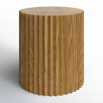 Oberon Drum End Table by Joss & Main