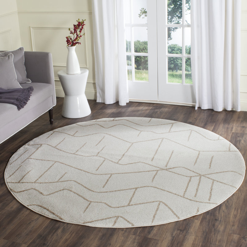 Tapis abstrait performance Covey, Rond 7 pi