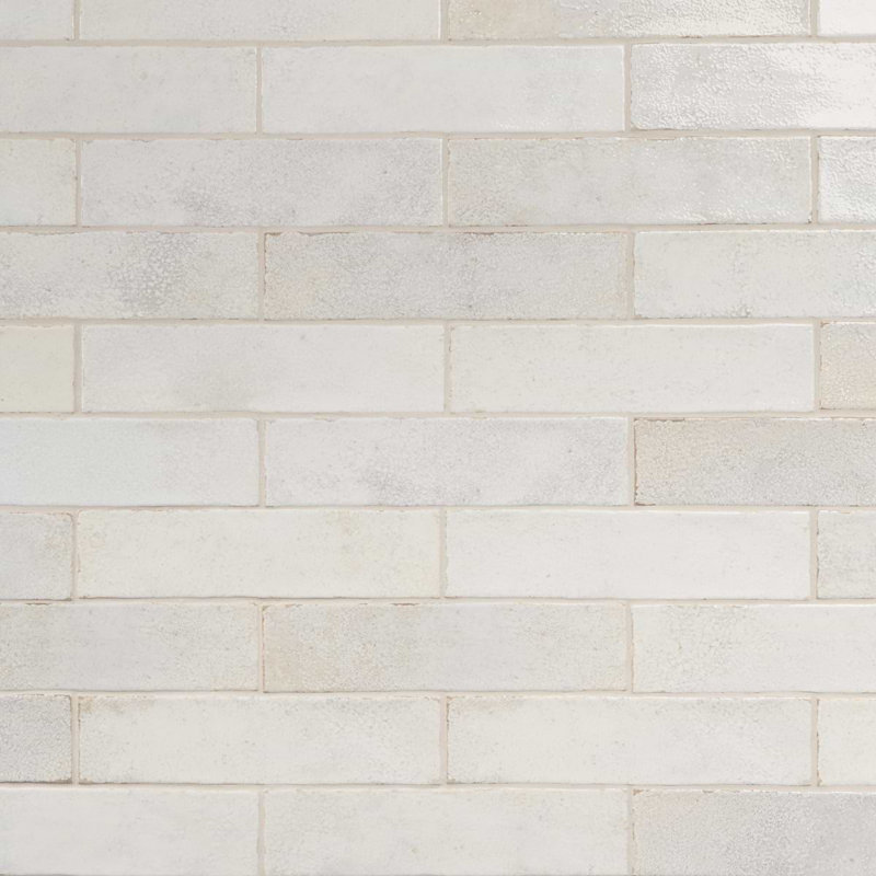 Kalay 3x12 Glossy Ceramic Subway Tile, White