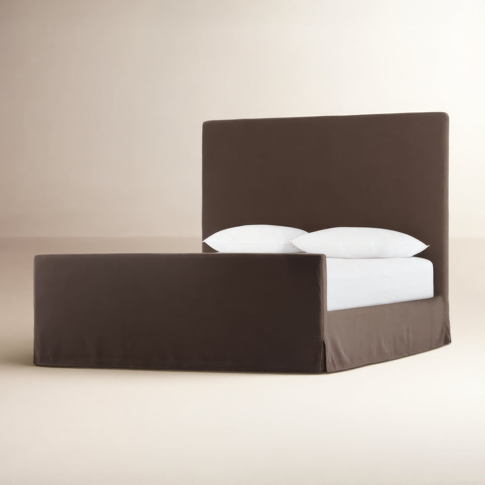 Zoni Upholstered Bed, Brussels Natural, Queen