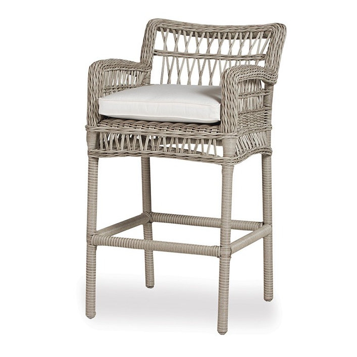 Mackinac Outdoor Bar Stool, Serene Ocean